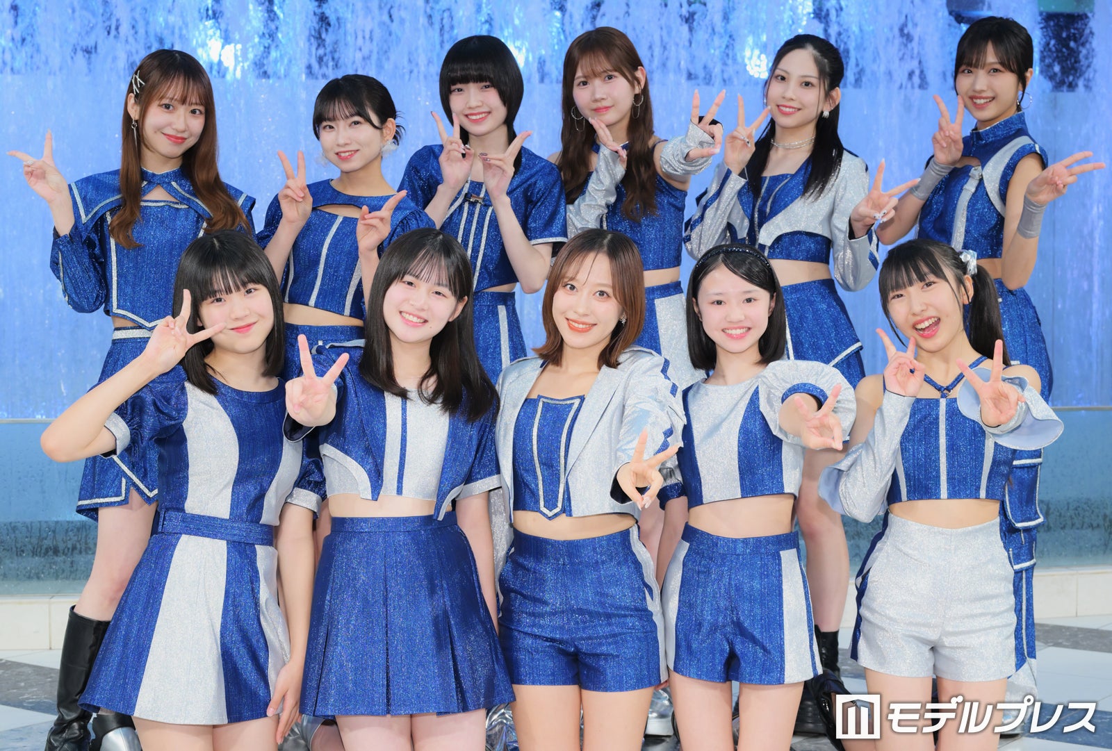 （後列左から）野中美希、井上春華、山崎愛生、岡村ほまれ、櫻井梨央、弓桁朱琴（前列左から）石川華望、安田美結、小田さくら、鈴木もあ、杉原明紗（C）モデルプレス