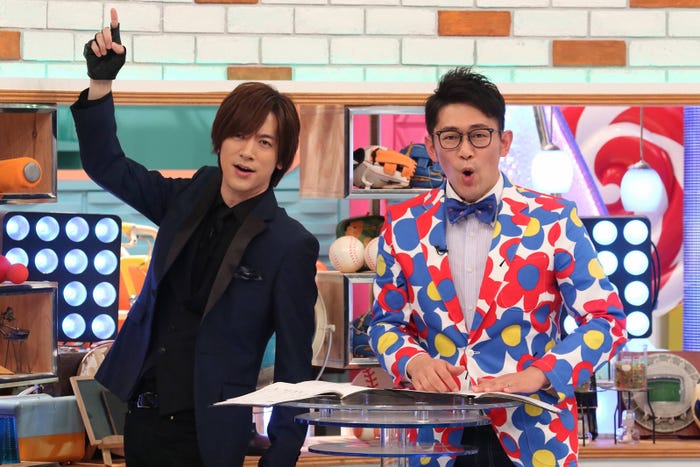(左から)DAIGO、ビビる大木 (C)フジテレビ