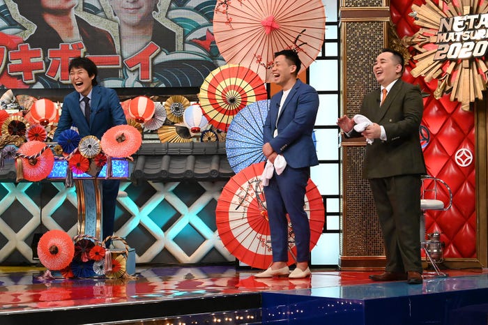 千原ジュニア、ミルクボーイ(C)テレビ朝日