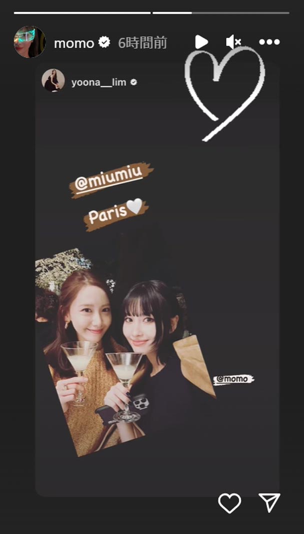 モモInstagramより