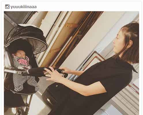 木下優樹菜、次女・茉叶菜ちゃんの成長を実感 エピソードに共感の声