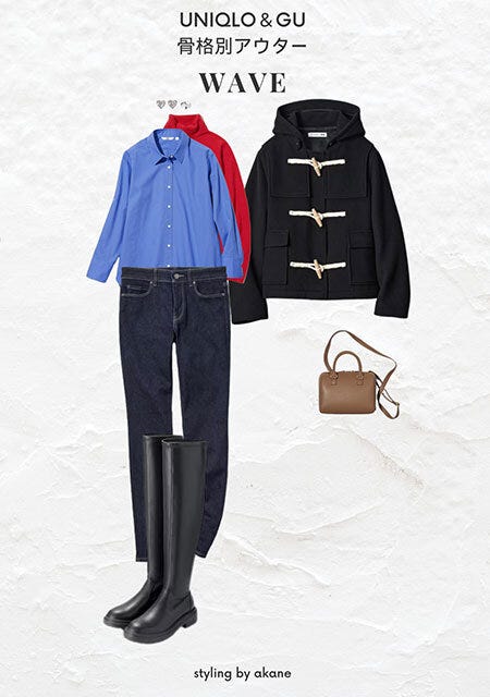 AKANE 骨格タイプ アウター 骨格タイプウェーブにおすすめのアウターコーデ
