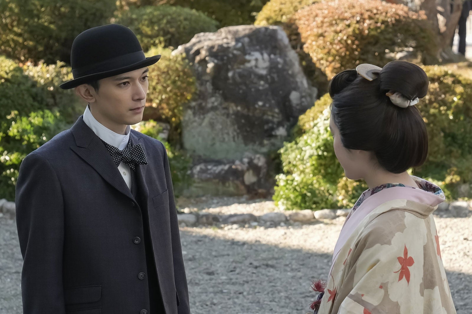 吉沢亮、高石あかり「ばけばけ」第114話（C）NHK