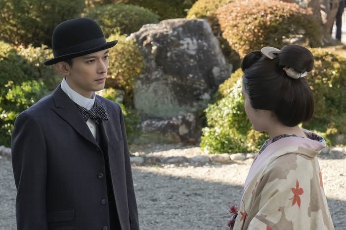 吉沢亮、高石あかり「ばけばけ」第114話(C)NHK