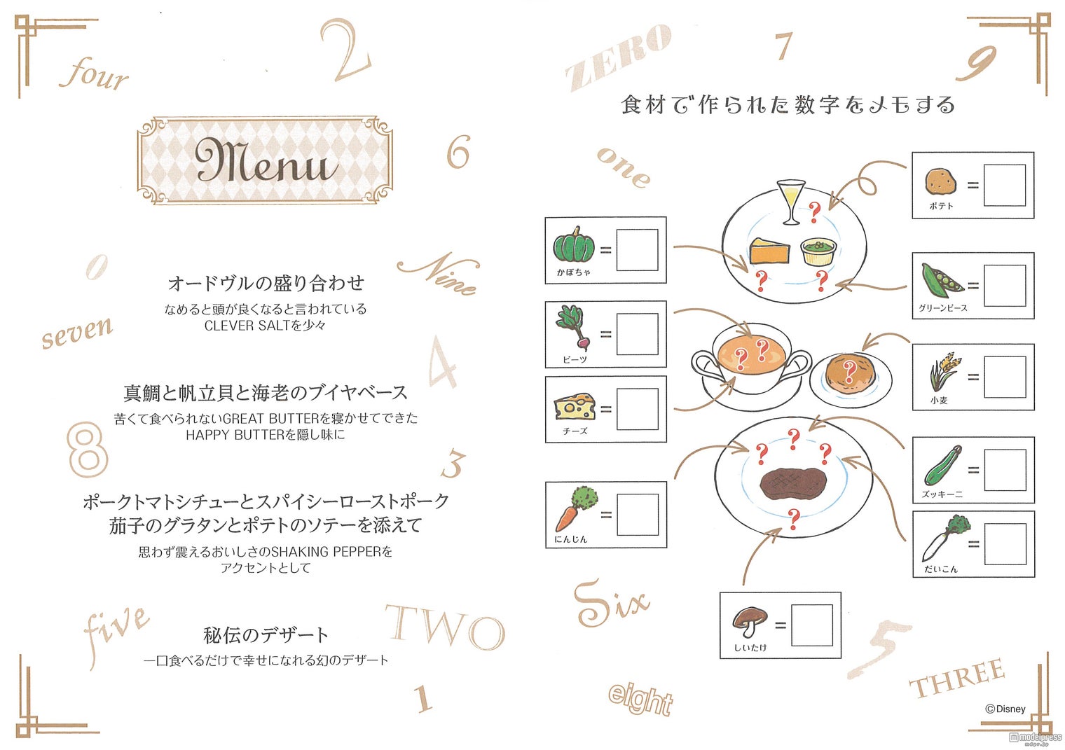 画像3 55 ディズニー初 コース料理付き謎解き 超難問ミニーの謎を全解説 モデルプレス 画像3 55 ディズニー初 コース料理付き謎解き 超難問ミニーの謎を全解説 モデルプレス