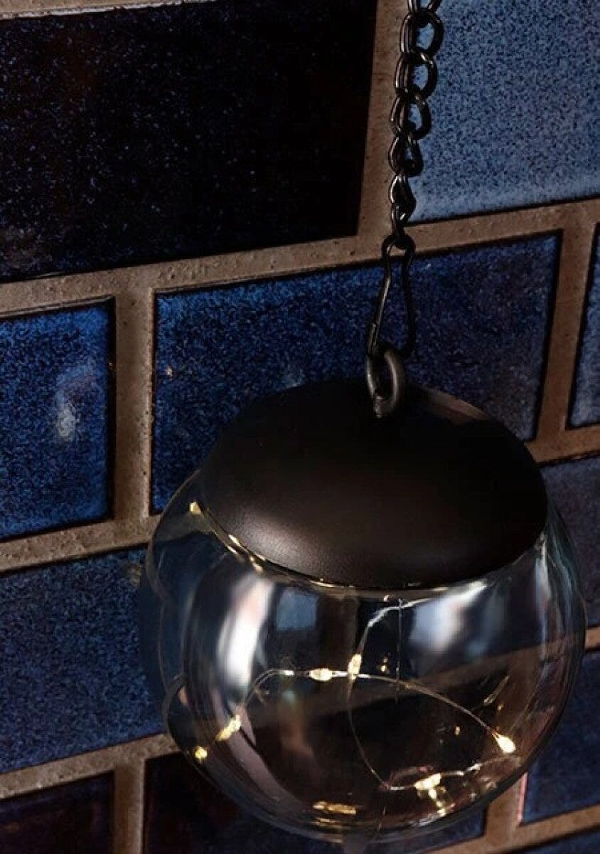 ダイソー　ソーラーライト　吊りタイプ（クリップ付）　