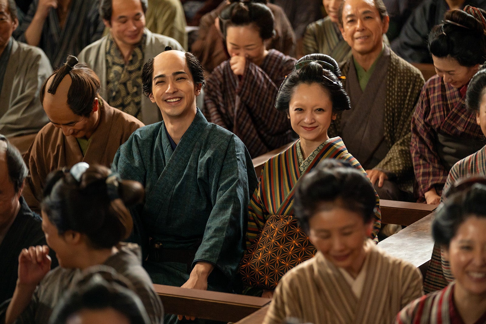 横浜流星、安達祐実「べらぼう～蔦重栄華乃夢噺～」第16話（C）NHK