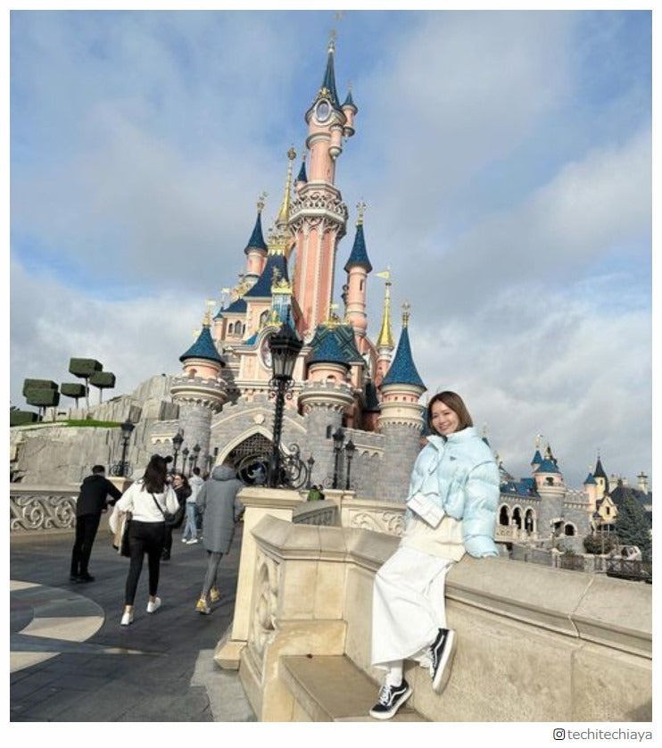 鈴木あや＆元「テラハ」寺島速人、ディズニーランド・パリ満喫「最高な旅」「素敵な2ショット」と反響