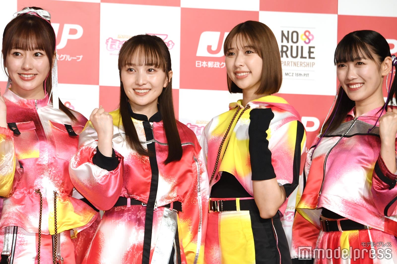 ももいろクローバーZ／（左から）佐々木彩夏、百田夏菜子、玉井詩織、高城れに（C）モデルプレス
