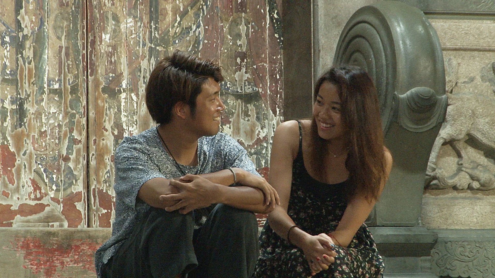 ハト胸、アスカ／「あいのり：Asian Journey」第11話より（C）フジテレビ