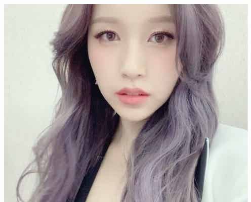 TWICEミナ、パープルヘアにイメチェン「可愛い」「美しすぎ」と話題
