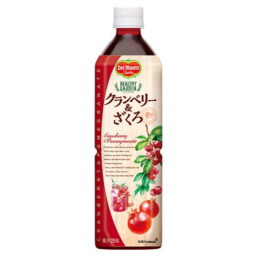 デルモンテ「HEALTHY GARDEN(ヘルシーガーデン) クランベリー&ざくろ」