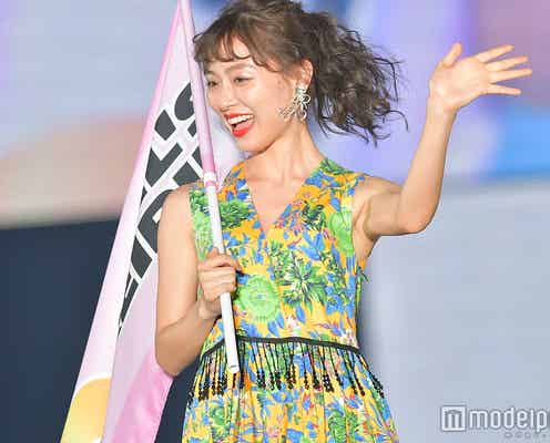 内田理央、大阪にサプライズ登場!熱気に興奮「ドキドキ」<関コレ2018S/S>