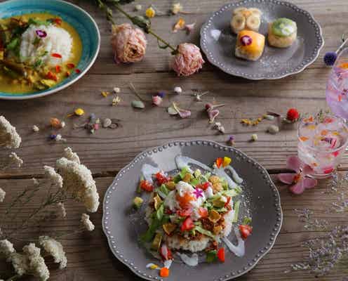 日本初のドライフラワーカフェ&バー「HANABAR」誕生 味覚と視覚で花を味わうフォトジェニック空間