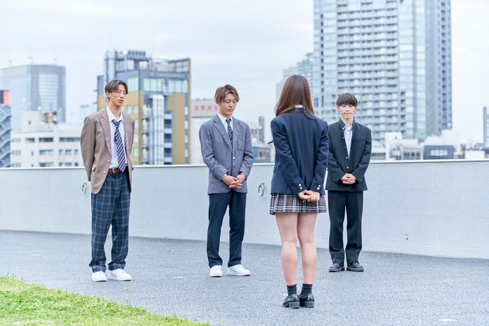 さむ、たいしゅう、のあ、こうき「恋する◆週末ホームステイ 2021春 Tokyo」最終話(C)AbemaTV, Inc.