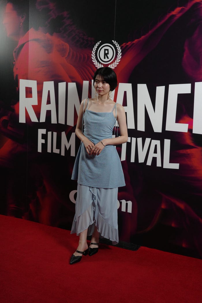 レインダンス映画祭に登壇した葵うたの(提供写真)