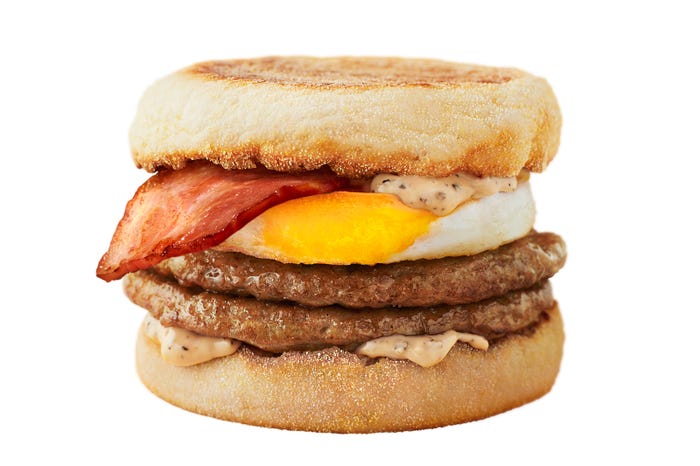 たまごダブルマックのマフィン/画像提供:日本マクドナルド