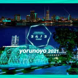 ヨルノヨ-YOKOHAMA CROSS NIGHT ILLUMINATION-／画像提供：横浜市