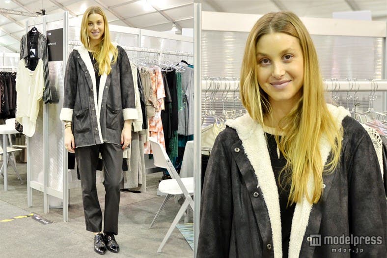 会場にはホイットニー・ポートの姿も(「MAGIC」2013S/Sにて)