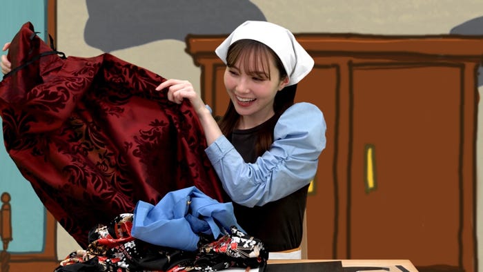 マーシュ彩「もしもシンデレラが魔法使いではなく『NISA』に出会っていたら」より(提案写真)