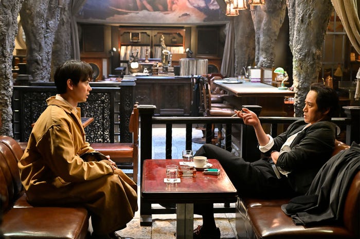 菅田将暉、小栗旬「もしもこの世が舞台なら、楽屋はどこにあるのだろう」第10話(C)フジテレビ