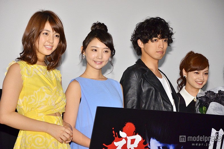 左より：柳ゆり菜、おのののか、桐山漣、平愛梨