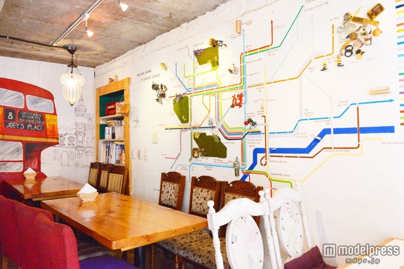 バス路線図のアート