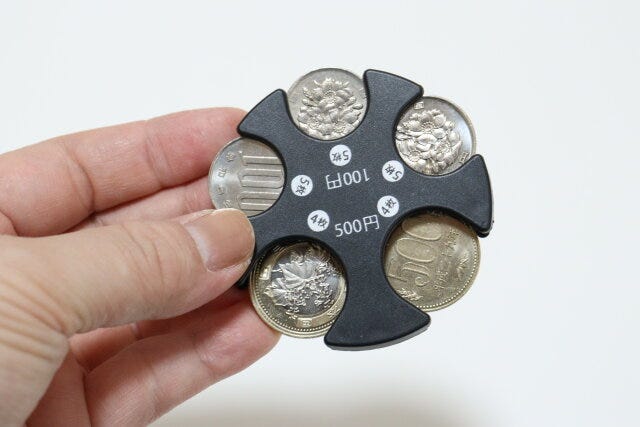 コインホルダー100／500　使用例