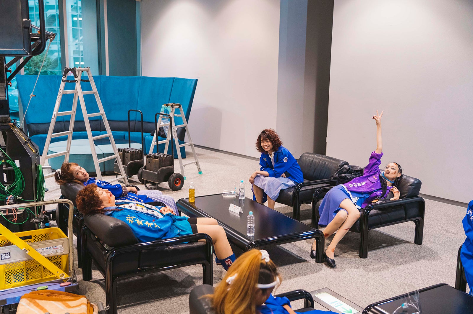 イベントで公開されたメイキング写真（C）2021「地獄の花園」製作委員会