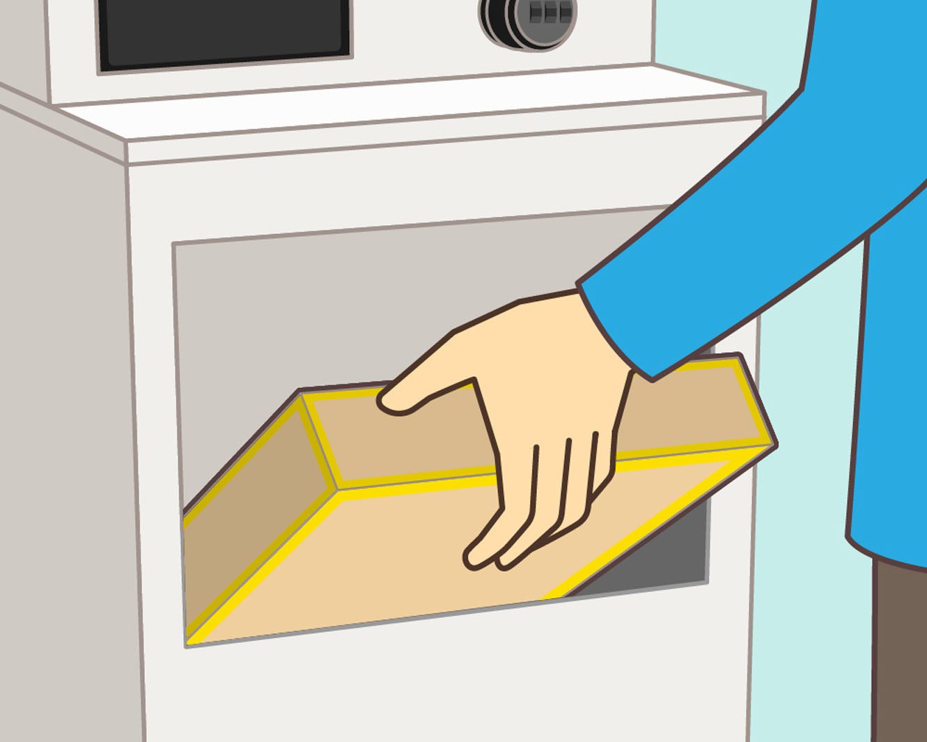 3．専用ボックスに投函する（提供画像）