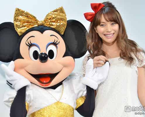 ミニーマウス&蛯原友里の可愛すぎる2ショットが実現