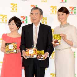 江角マキコ(右)、竹下景子(左)