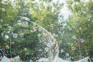 シャボン玉の演出／画像提供：相鉄グループ