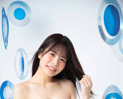 渋谷原宿系アイドル・北野ゆか、チューブトップ水着で色白美ボディ際立つ