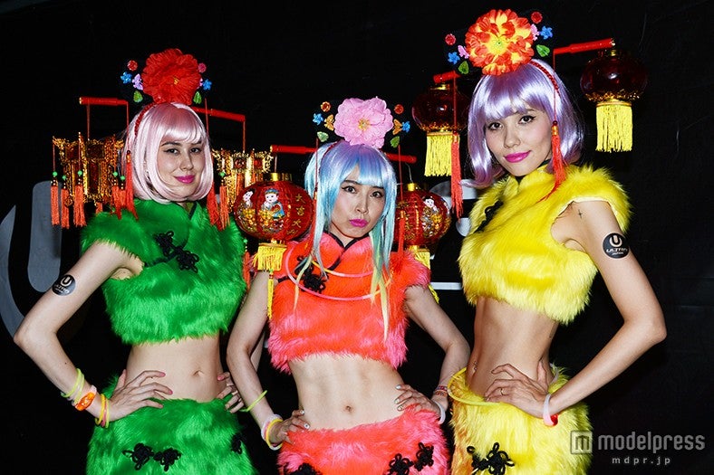 個性的なヘアスタイル