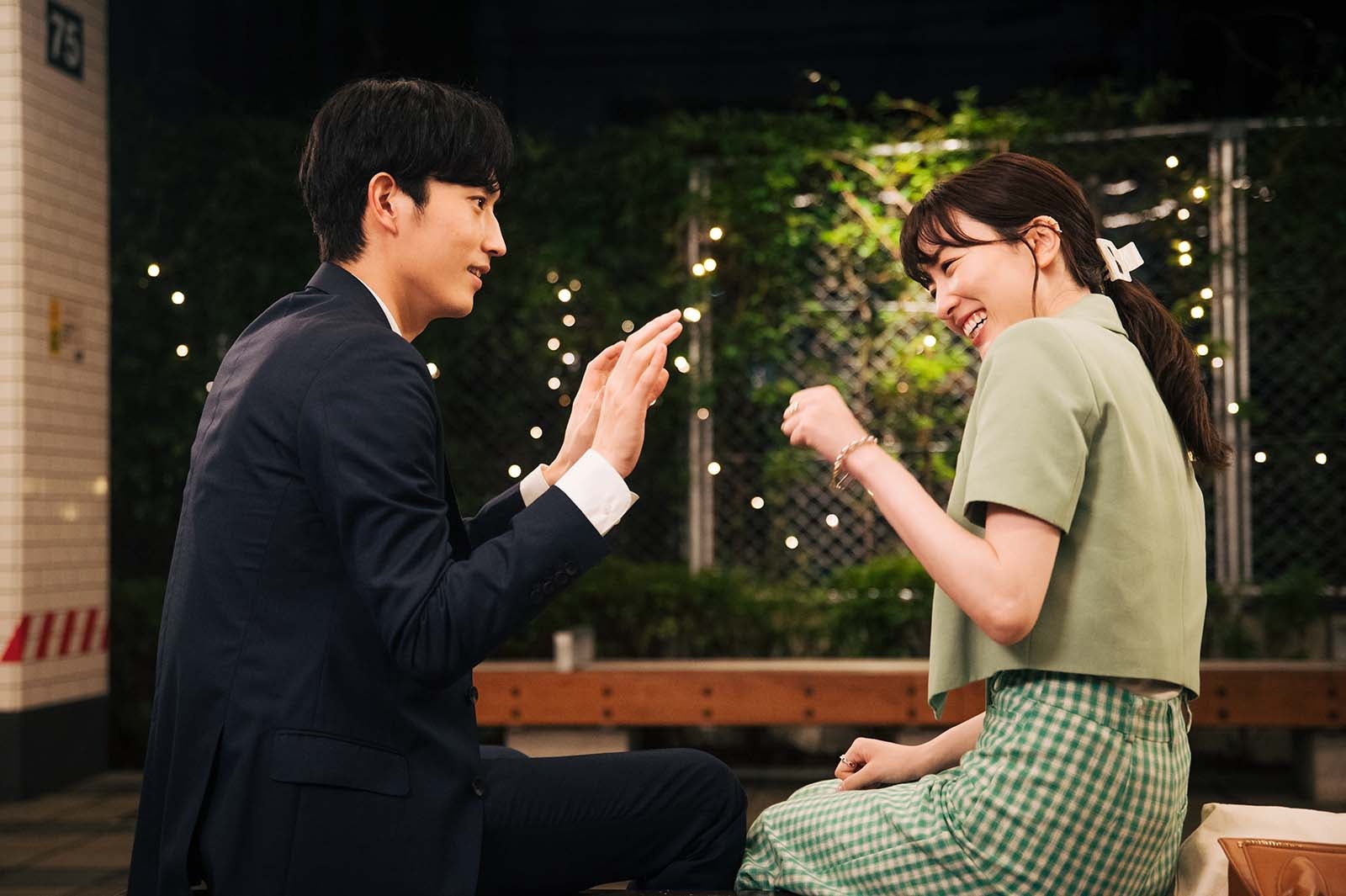 杉野遥亮、永野芽郁／「ユニコーンに乗って」第4話より（C）TBSスパークル／TBS　撮影：加藤春日