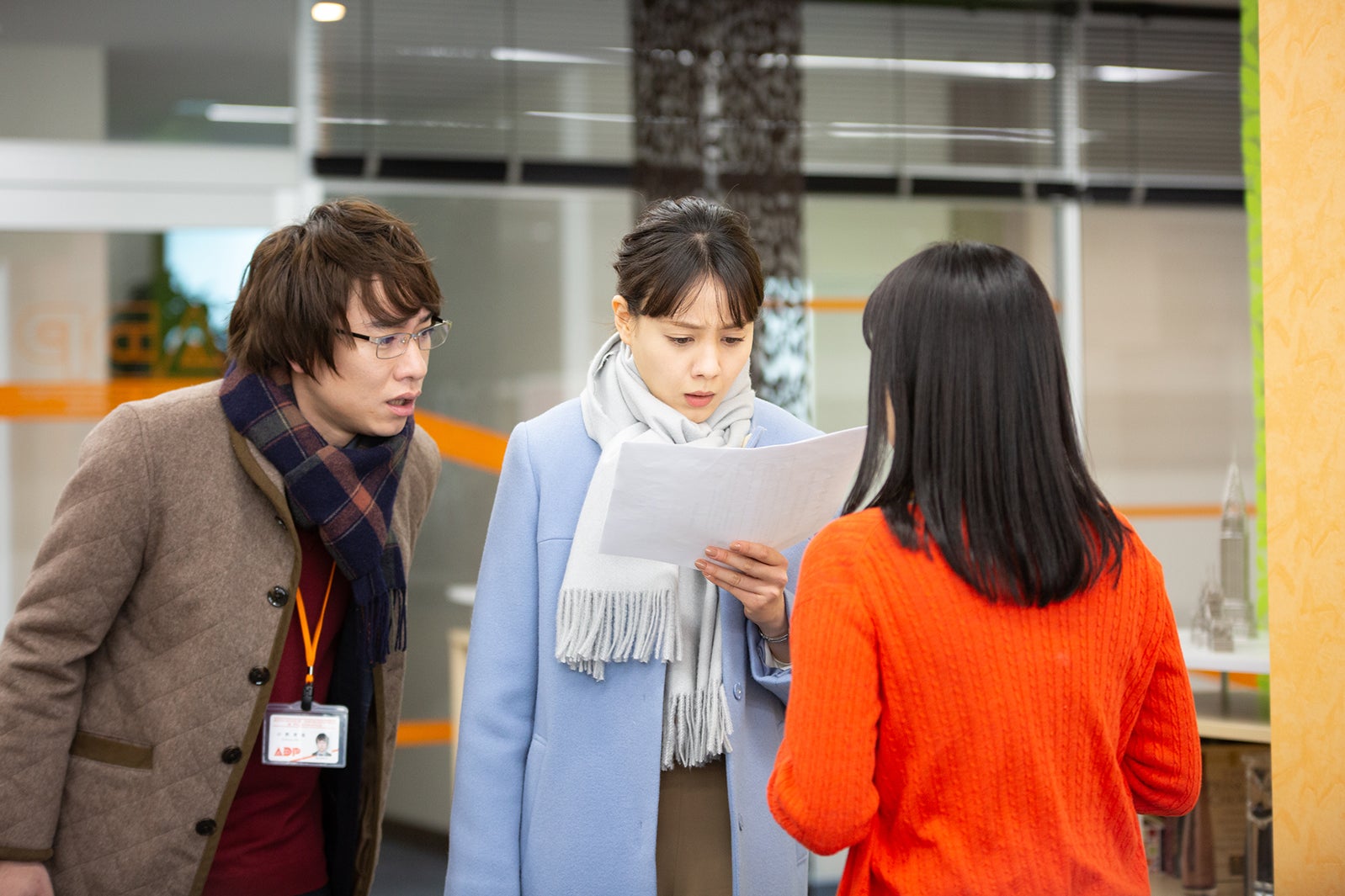 落合モトキ、トリンドル玲奈／「パーフェクトクライム」第9話より（C）ABCテレビ