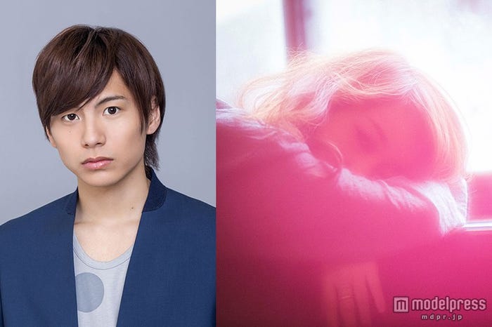 (左から)MC・宮崎秋人、オープニングアクト・杉恵ゆりか