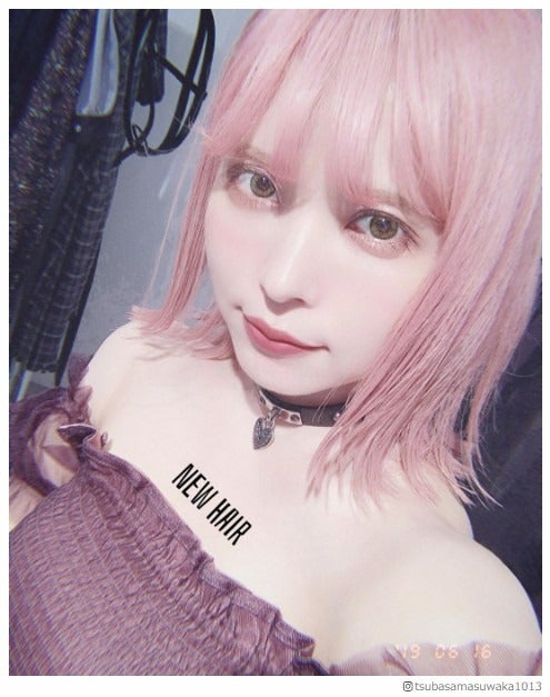 益若つばさ、“ピンクボブ”に大胆イメチェン「可愛い」の声続出