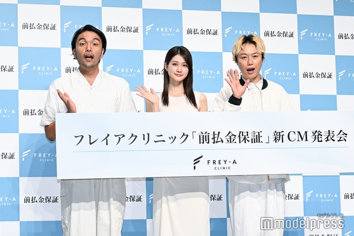 盛山晋太郎、生見愛瑠、リリー(C)モデルプレス