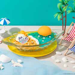 ギョラックスパフェ 税込1,390円(C)2024 SANRIO CO.,LTD.APPROVAL NO.L651431