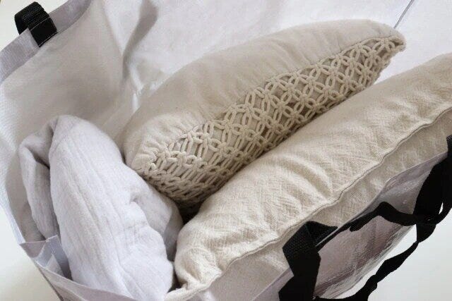 ダイソー　コインランドリー用トートバッグ