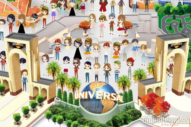 ユニバーサル・スタジオ・ジャパン(R)マップのどこかに“かすみドール”が!