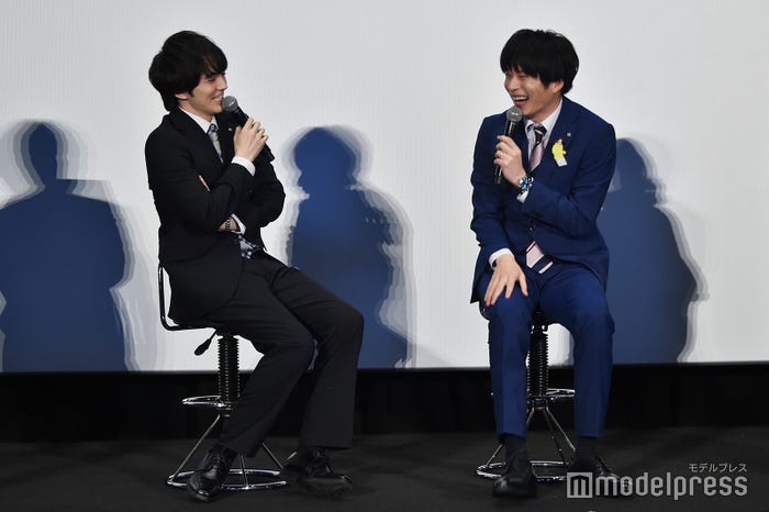 林遣都のおかか関東Verと関西Verのイントネーションが同じで笑う田中圭(C)モデルプレス