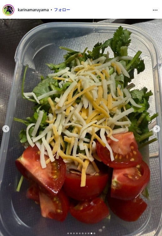 丸山桂里奈instagramより