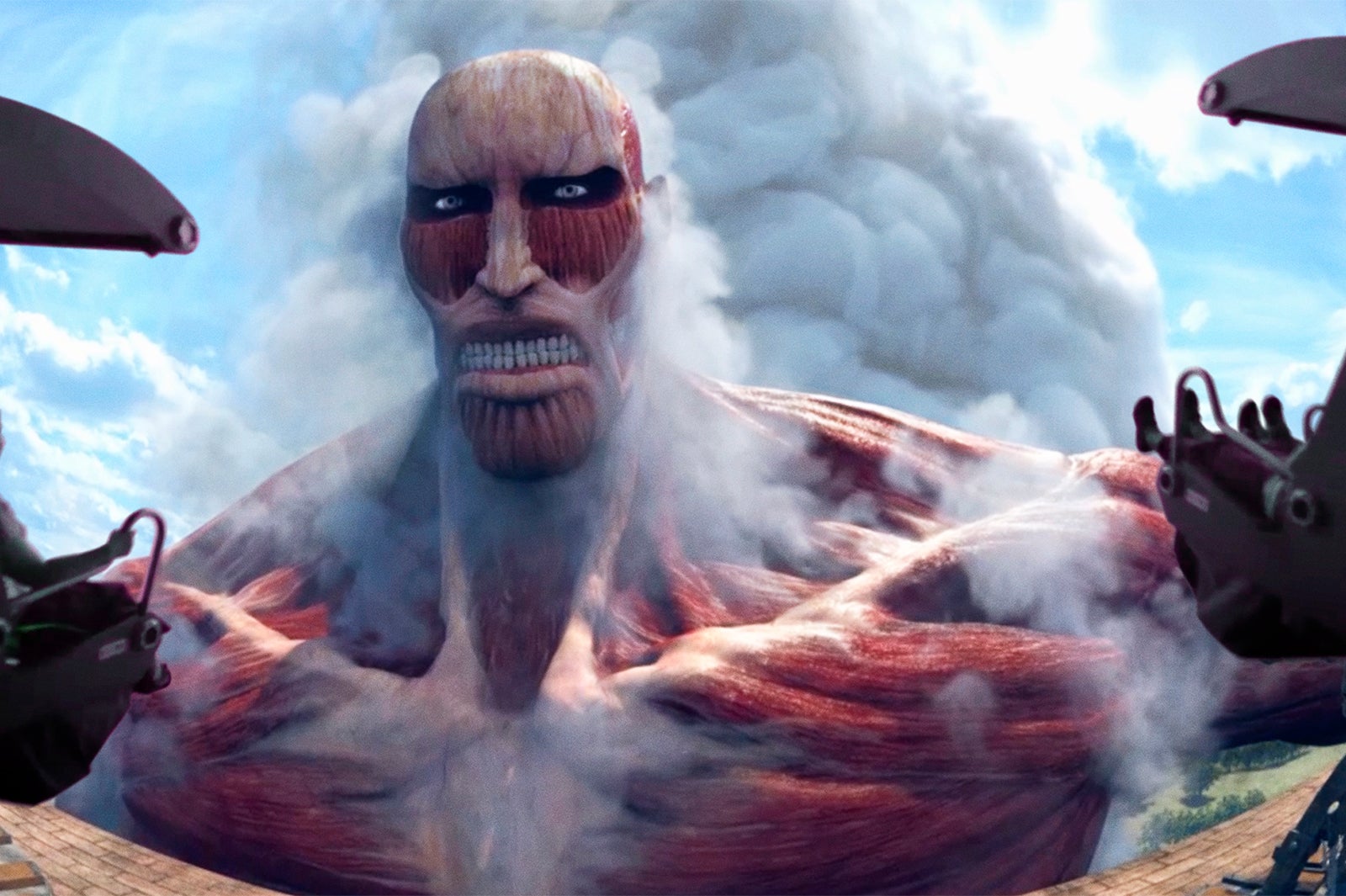 進撃の巨人 THE RIDE～トロスト区奪還作戦～／画像提供：富士急行