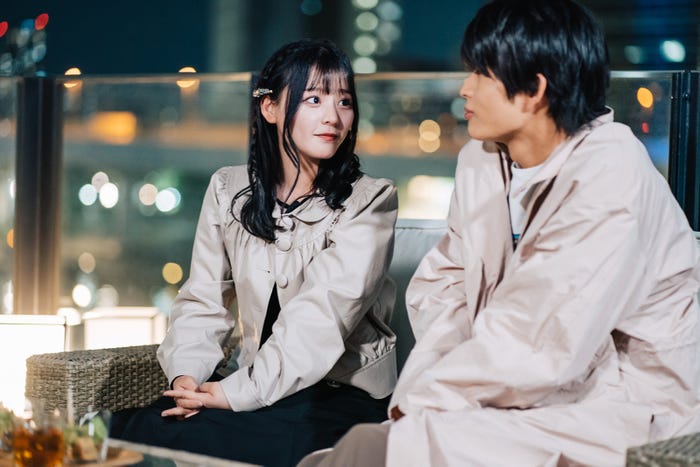 齊藤なぎさ、柊太朗「花束とオオカミちゃんには騙されない」最終話(C)AbemaTV, Inc.