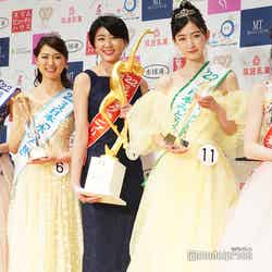 （左から）属安紀奈さん、横山莉奈さん、河野瑞夏さん、成田愛純さん、佐藤梨紗子さん （C）モデルプレス