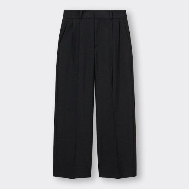 GU　タックワイドパンツ