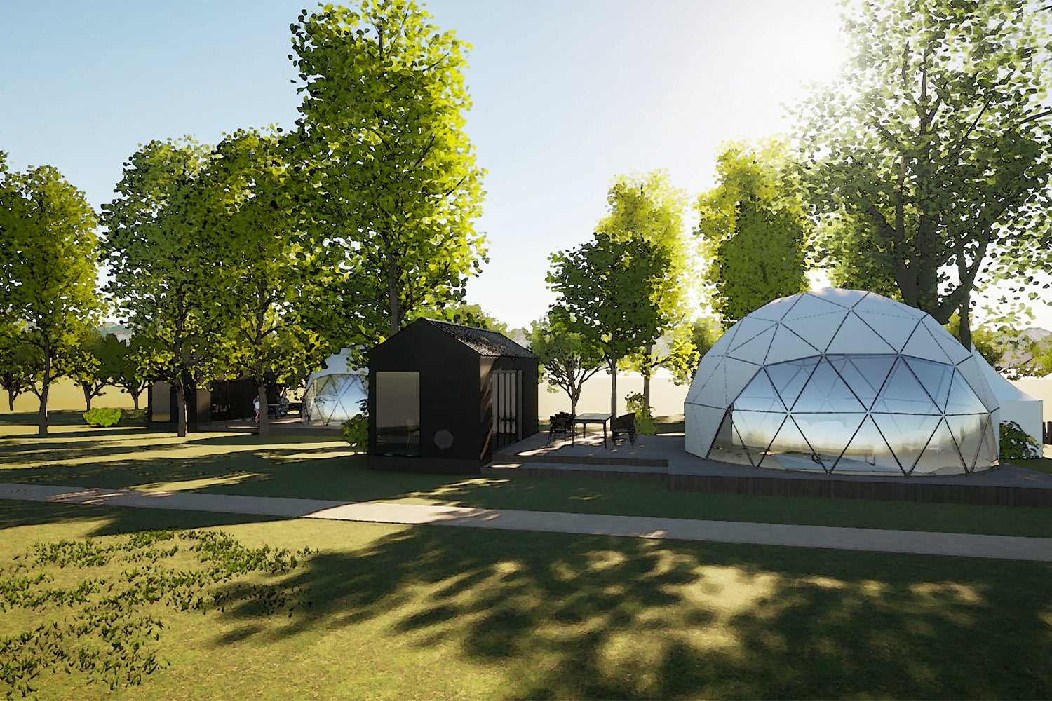 グランピング＆カフェ ムク／画像提供：ブッキングリゾート